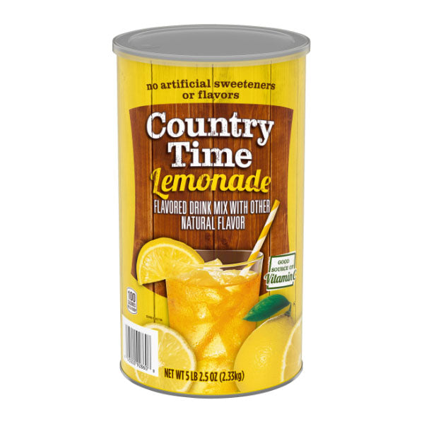 COUNTRY TIME - LEMONADE CRYSTALS (TIN) 2.4KG