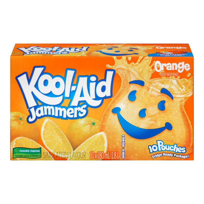 KOOL AID - KOOL-AID JAMMERS ORANGE 10x180 ML