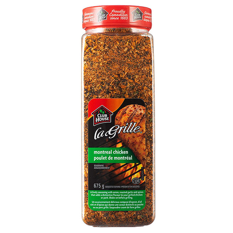 CLUB HOUSE - LA GRILLE MONTREAL CHICKEN SEASONING 675GR