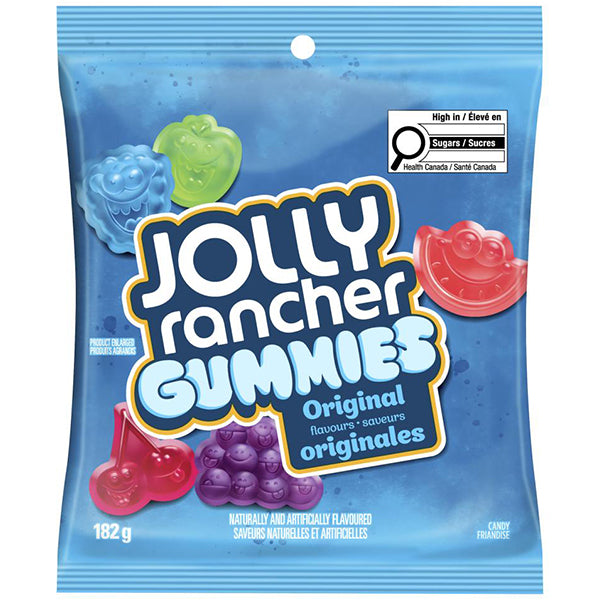 HERSHEYS - JOLLY RANCHER GUMMIES ORIGINAL 182GR