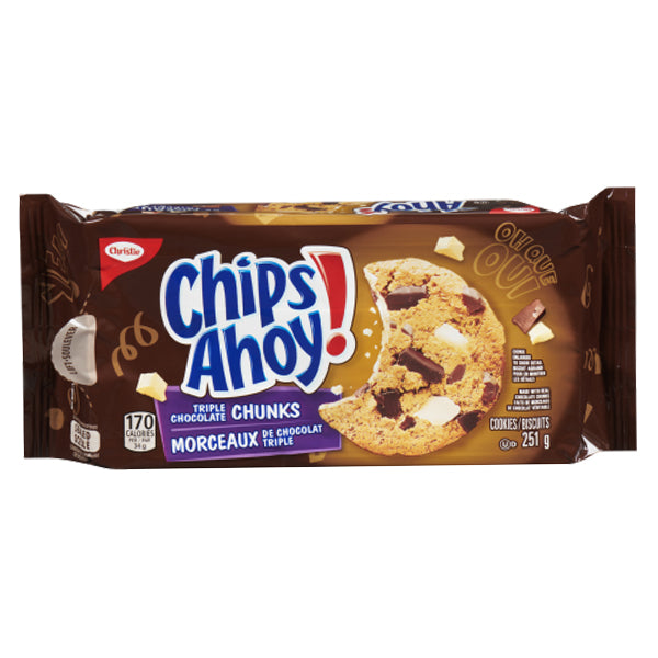 CHRISTIE - CHIPS AHOY TRIPPLE CHOCOLATE CHUNKS 251GR