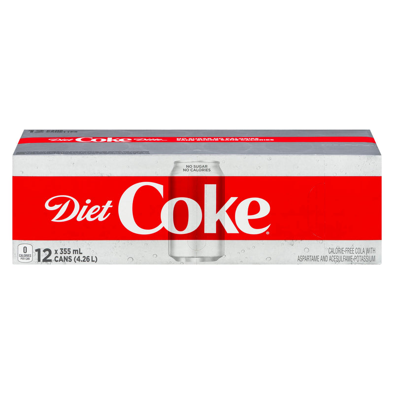 COCA COLA - COKE DIET CANS 12x355ML