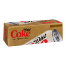 COCA COLA - COKE CAFFEINE FREE DIET CANS 12x355ML