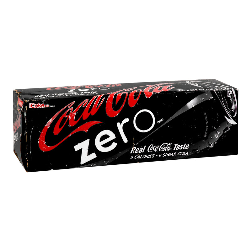 COCA COLA - COKE ZERO CANS 12x355ML