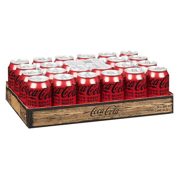 COCA COLA - COKE ZERO CDN CANS 24x355ML