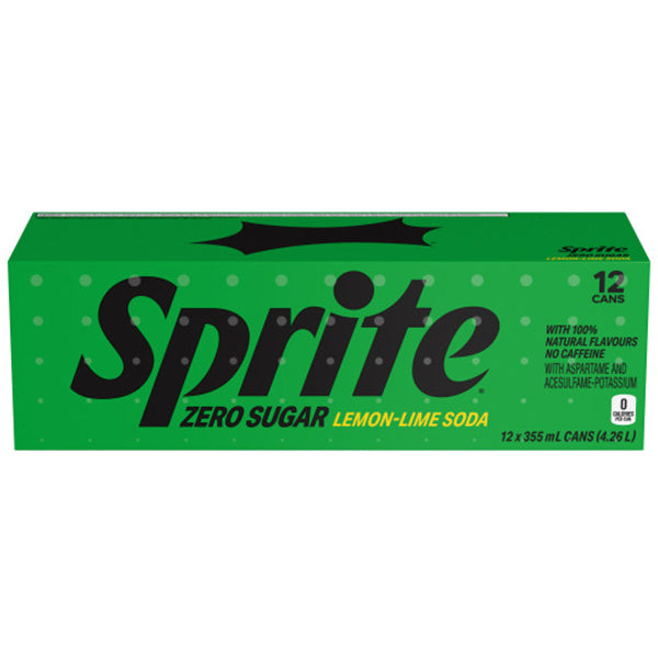 ZERO - SPRITE CANS 12x355ML