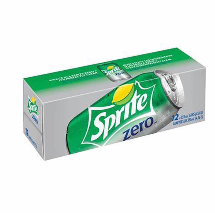 ZERO - SPRITE CANS 12x355ML