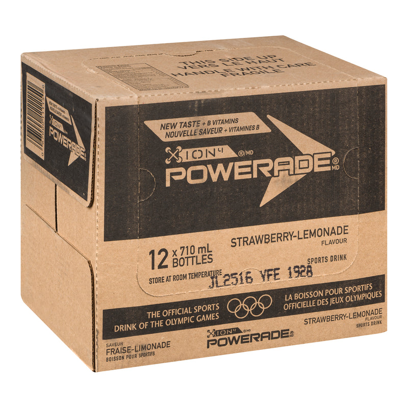 POWERADE - ION4 STRAWBERRY LEMONADE 12x710ML