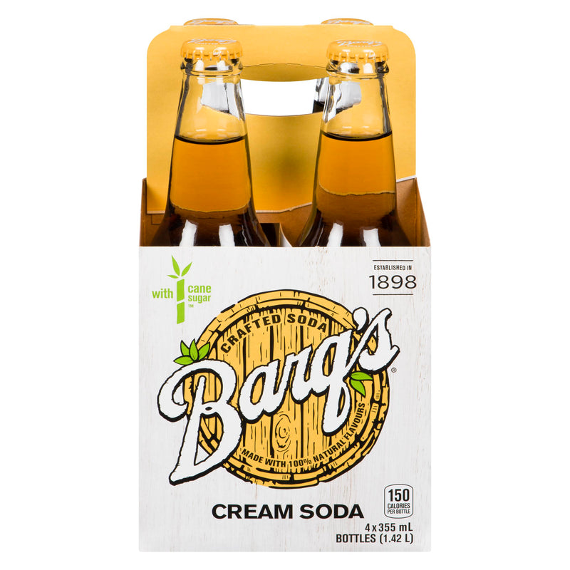 BARQS - CREAM SODA GB 4X355ML