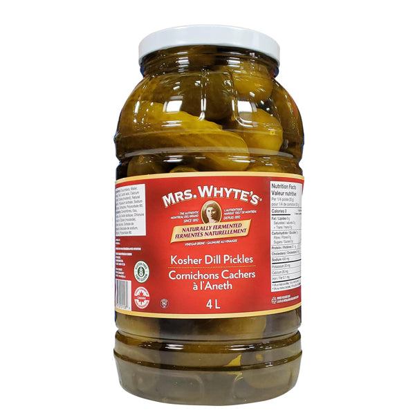 WHYTES - KOSHER DILL PICKLES 4LT