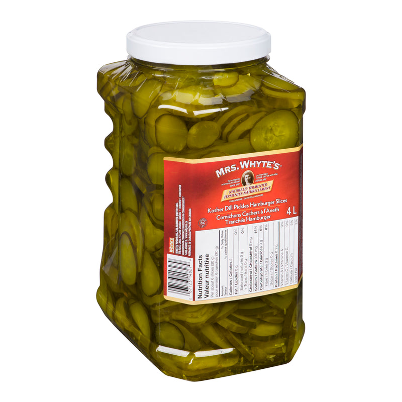 WHYTES - DILL PICKLES HAMBURGER SLICE 4LT