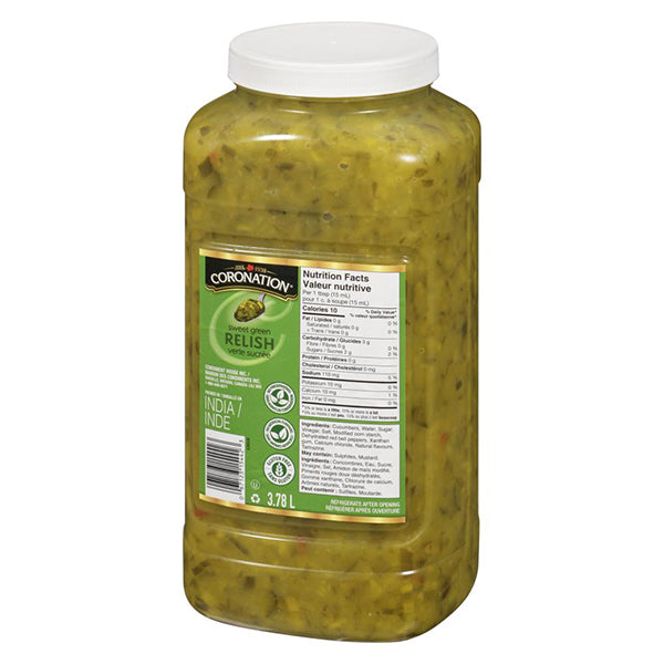 CORONATION - RELISH SWEET GREEN 3.78LT