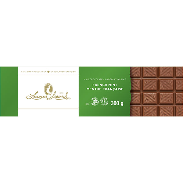 LAURA SECORD - MINT CHOCOLATE BAR 300GR