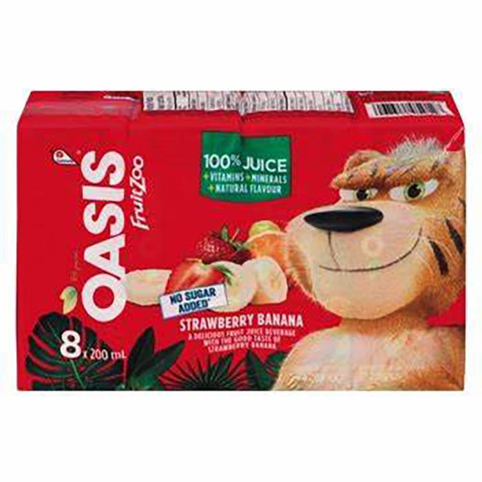 OASIS - TETRA STRAWBERRY BANANA 8x200ML