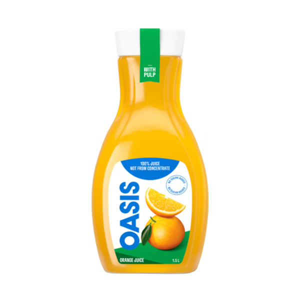 OASIS - PREMIUM ORANGE JUICE WITH PULP 1.5LT