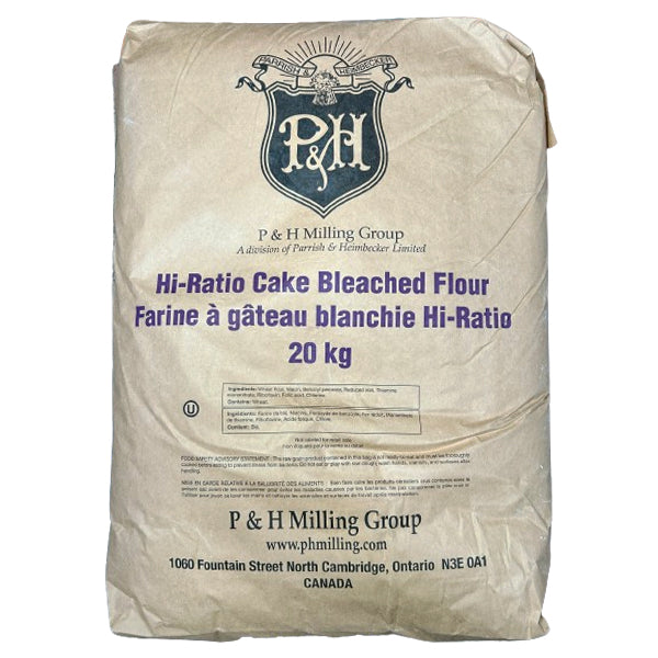 P&H - HI-RATIO CAKE FLOUR BLEACHED 20KG