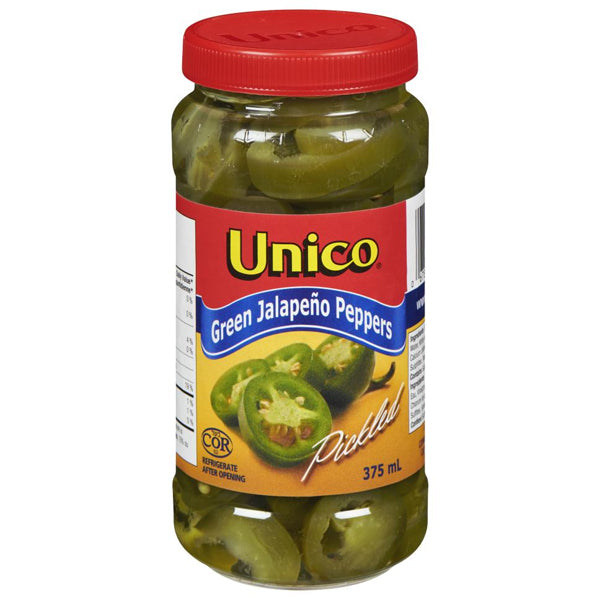 UNICO - HOT JALEPANO PEPPERS 375ML