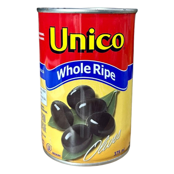 UNICO - WHOLE RIPE OLIVES 375ML