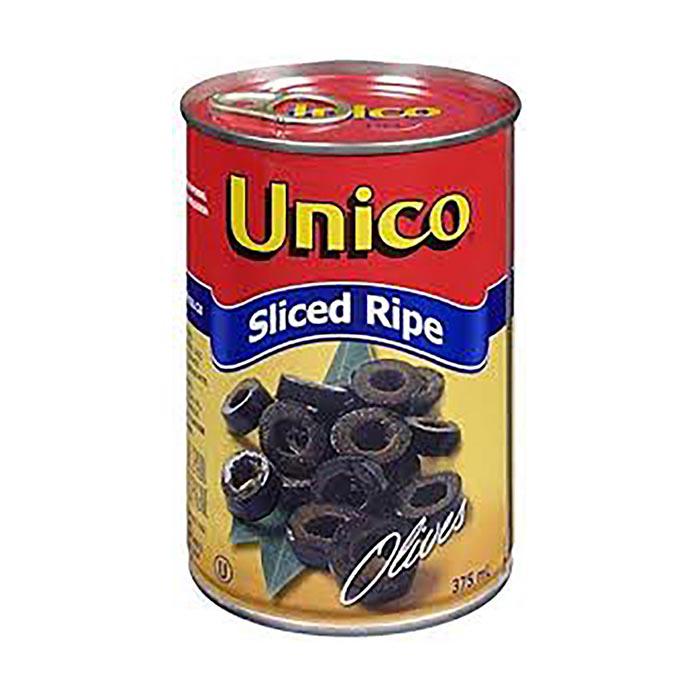 UNICO - SLICED BLACK OLIVES 375ML