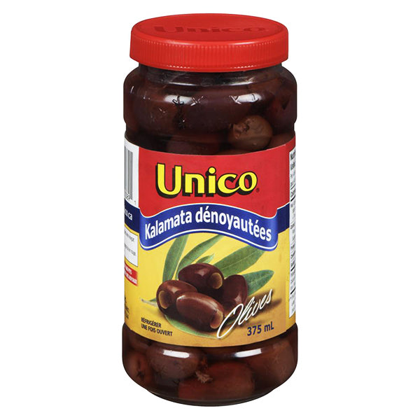 UNICO - PITTED KALAMATA OLIVES 375ML