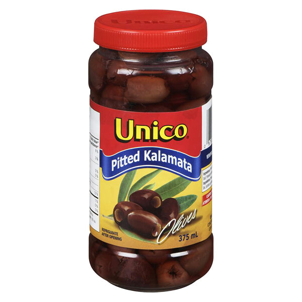 UNICO - PITTED KALAMATA OLIVES 375ML