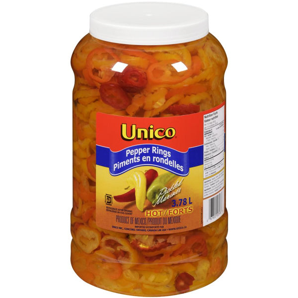 UNICO - HOT PEPPER RINGS 3.78L