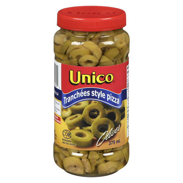 UNICO - PIZZA STYLE OLIVES 375ML