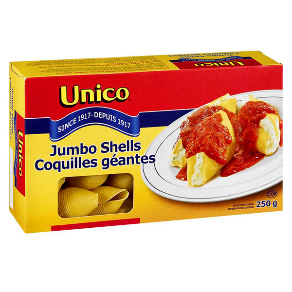 UNICO - JUMBO SHELLS 250GR