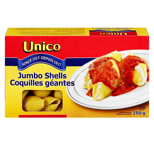 UNICO - JUMBO SHELLS 250GR