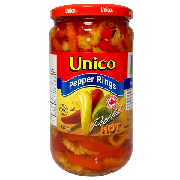 UNICO - HOT PEPPER RINGS 750ML