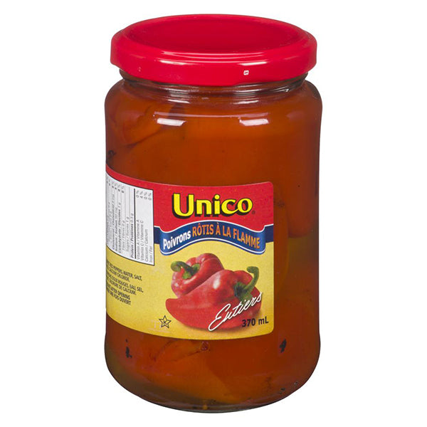 UNICO - ROASTED PEPPER WHOLE 370ML