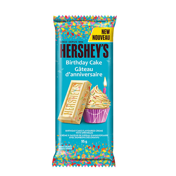 HERSHEY'S - BIRTHDAY CAKE BAR 95GR