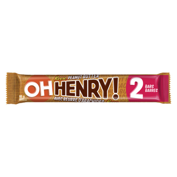 HERSHEY - OH HENRY PEANUT BUTTER KING 24x85 GR