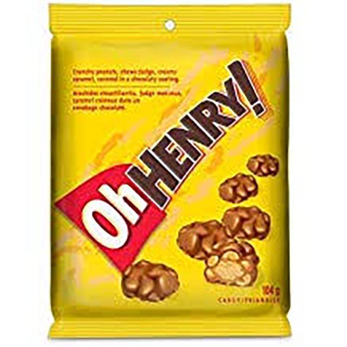 HERSHEY - OH HENRY PEG BAG 104GR