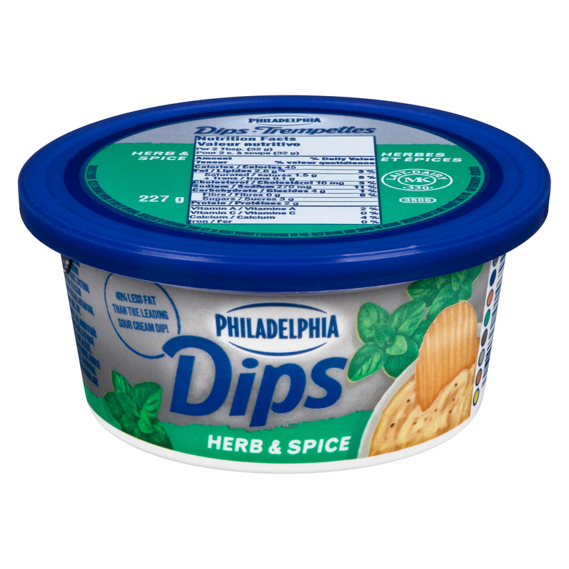 KRAFT - PHILADELPHIA HERB-SPICE DIP 227GR