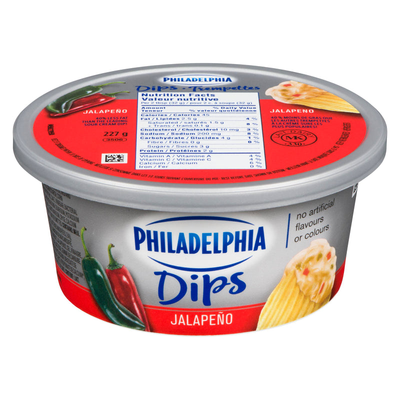 KRAFT - PHILADELPHIA DIP JALAPENO 227GR