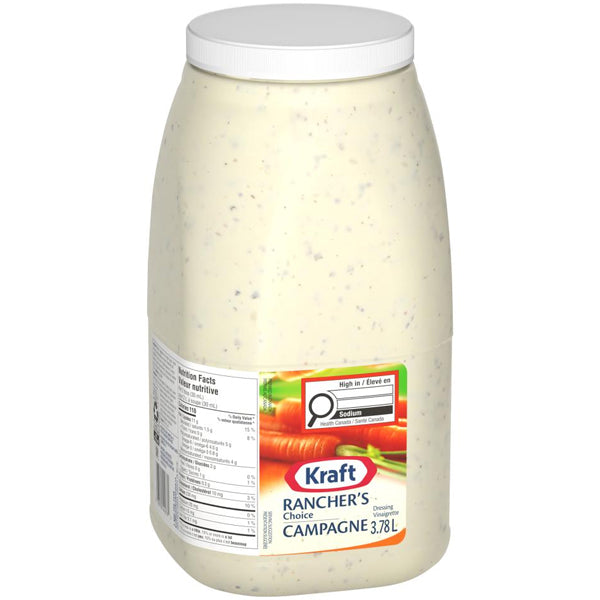 KRAFT HEINZ - RANCHER'S CHOICE DRESSING 3.78LT