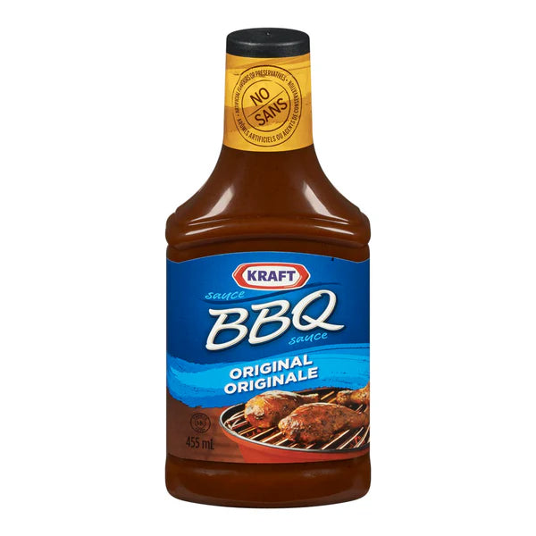 KRAFT - REG BBQ SAUCE 10x455 ML