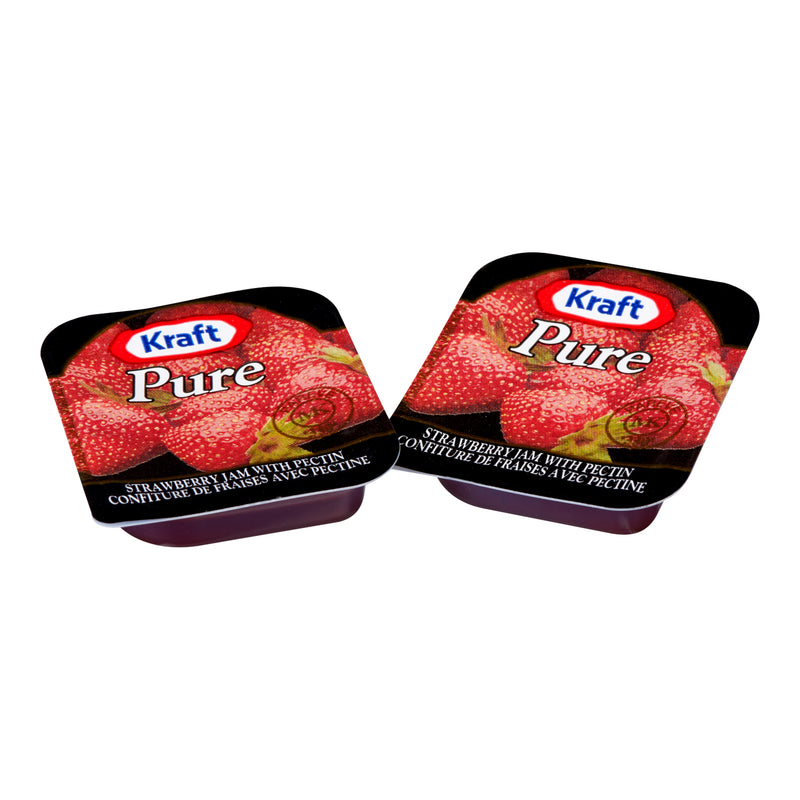 KRAFT HEINZ - PURE STRAWBERRY JAM 140x10 ML