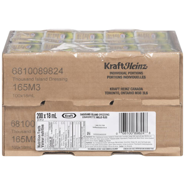 KRAFT HEINZ - THOUSAND ISLAND DRESSING 200x18ML