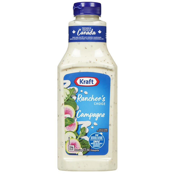 KRAFT - CREAMY RANCHER'S CHOICE DRESSING 425 ML