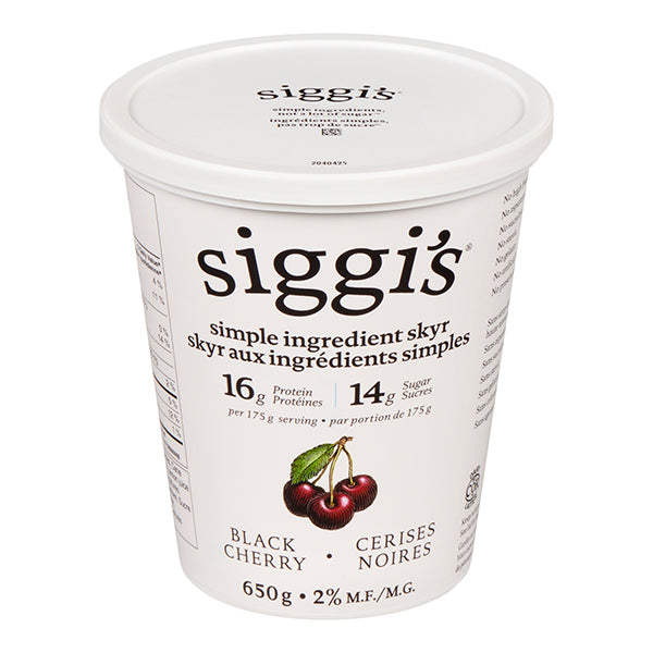 SIGGI - 2% CREAMY SKYR CHERRY 650GR