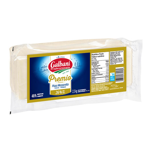 GALBANI - PREMIO PIZZA MOZZARELLA BLOCK 2.3KG