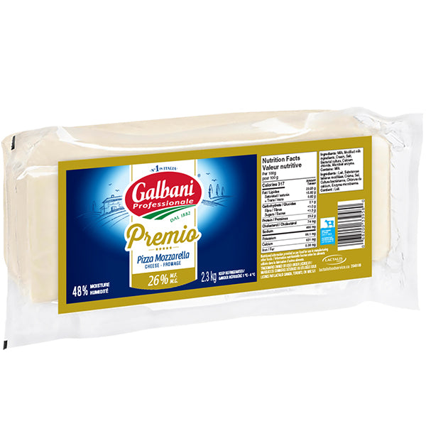 GALBANI - PREMIO PIZZA MOZZARELLA BLOCK 2.3KG