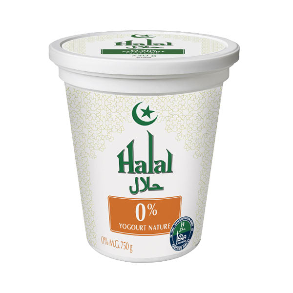 KHAAS - HALAL YOGURT 0% 750GR