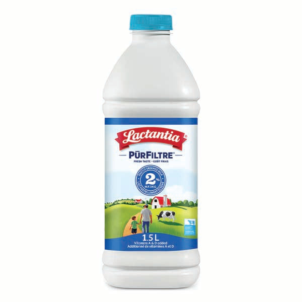 LACTANTIA - PURFILTRE 2% MILK 1.5LT