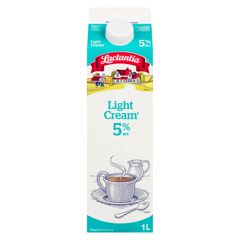 LACTANTIA - LIGHT CREAM 5% 1LT