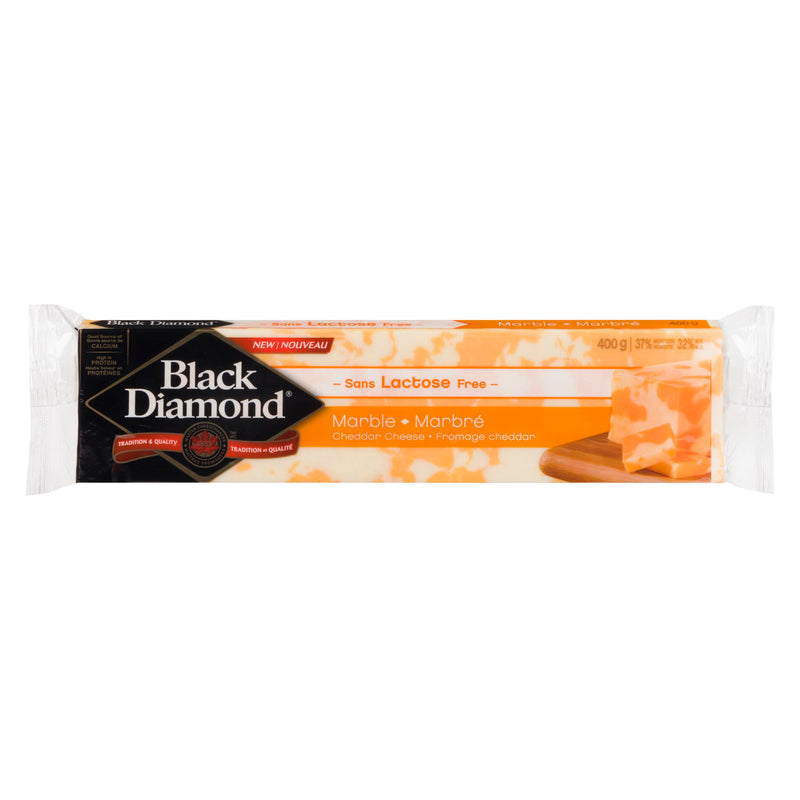 BLACK DIAMOND - LACTOSE FREE MARBLE CHEESE 400GR