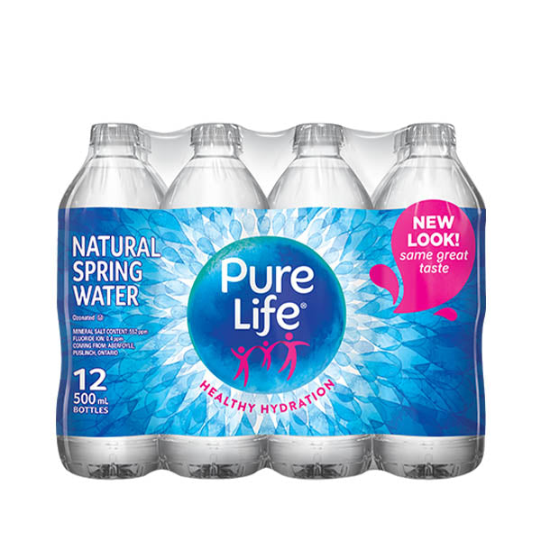 PURELIFE - SPRING WATER 12x500ML