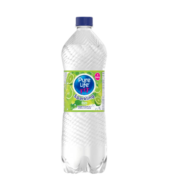 PURE LIFE - PURELIFE SPARKLING LIME 12x1LT